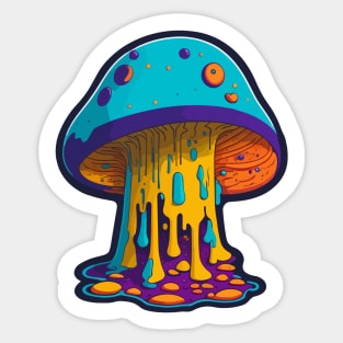 magic ufo mushroom Sticker